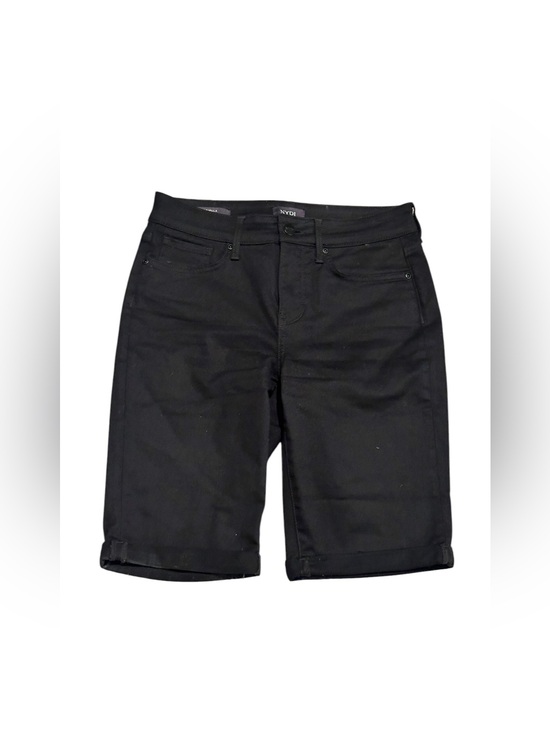 NYDJ Pants - NYDJ Briella Black Lift Tuck Bermuda Denim Shorts Women’s Size 2 EUC
